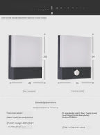 AutoGlow™ Garden Sensor Wall Lamp