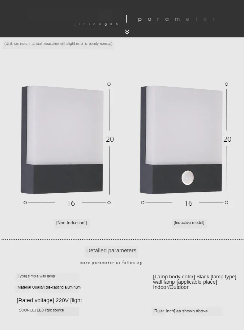 AutoGlow™ Garden Sensor Wall Lamp