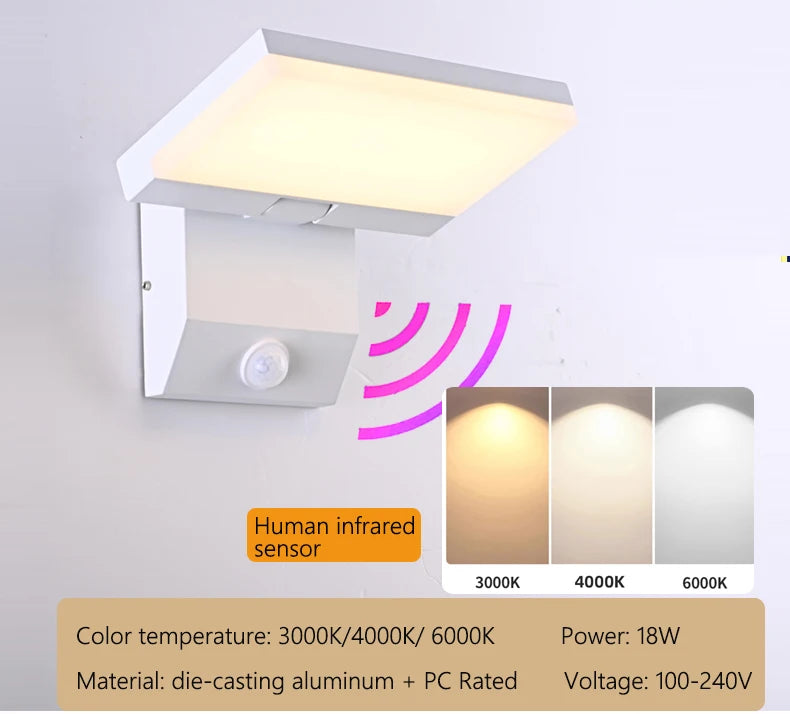 AutoGlow™ Motion Sensor Wall Light