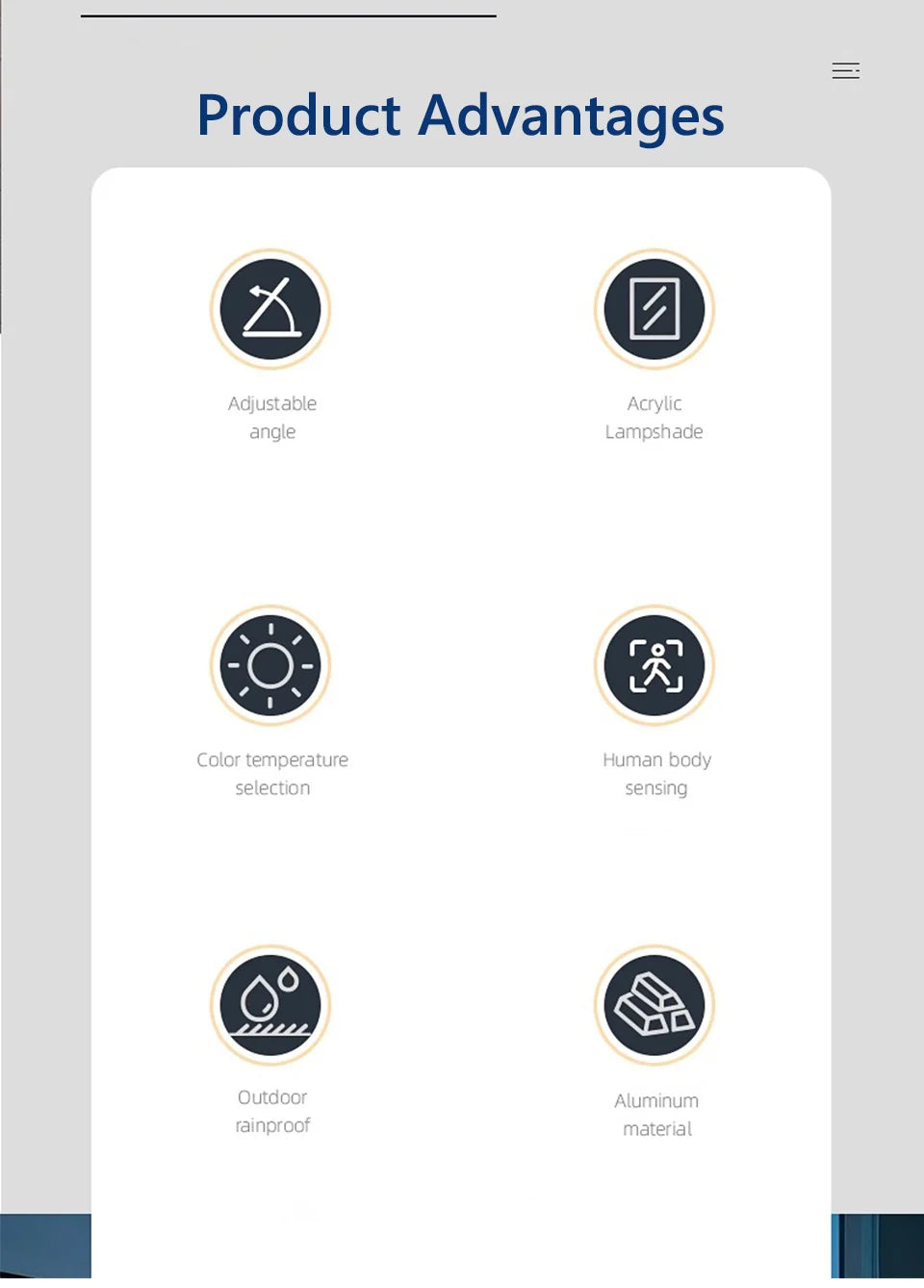 AutoGlow™ Motion Sensor Wall Light