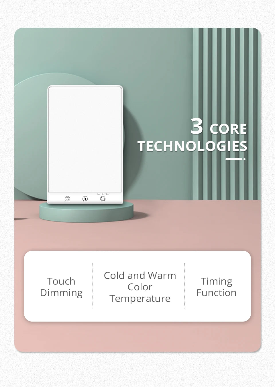 AutoGlow™ Light Therapy Lamp